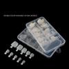 100Pcs Clear Natural Nail Extension Nail Art False Toe Nails Foot Tips Toenail Tablet Toe NailsTips