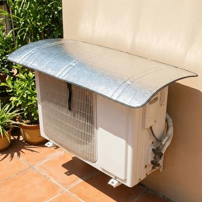 Aluminum Foil Air Conditioning Dust Cover Energy Saving Air Conditioning Protective Sleeve  Balcony