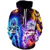 Spring And Autumn Casual Animation Sweater Dragon Ball 3D Digital Printing Hooded Pullover Sweater