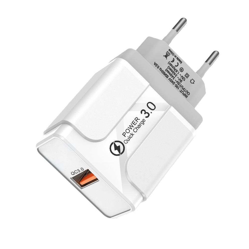 PD33W QC3.0 GaN Multi-Port European Charger - 9V/12V Fast Charging
