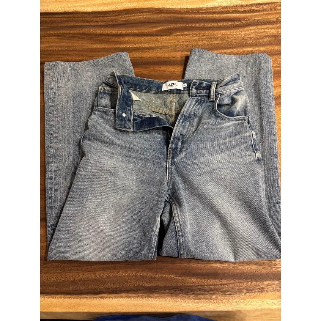 Final price reduction AZULbymoussy High Waist Wide Denim XS L/BLU