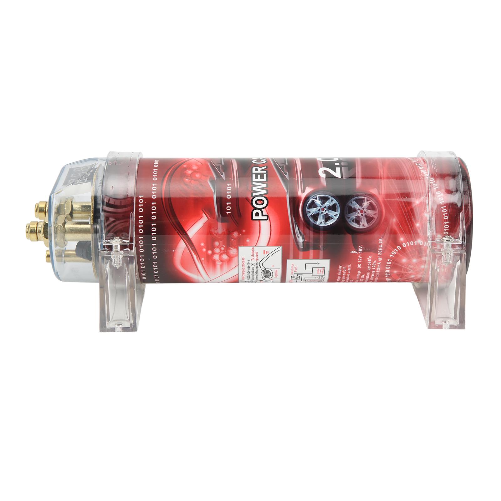 

2 Фарад Автомобильный Конденсатор Цифровая Аудиосистема Силовой Конденсатор С Дисплеем Напряжения Звуковое Предупреждение