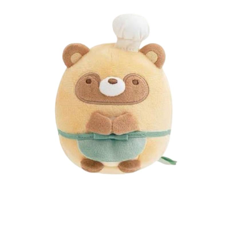 Japanese Cartoon Sumikko Gurashi Plush Keychain Halloween Monster Mame Master Coffee Bean Little Ghost Stuffed Doll Bag Pendant