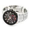 Casio EDIFICE EQS-920DB-1A Solar Chronograph Watch, Stainless Steel Band, 100M Water Resistant, Sporty Black Dial