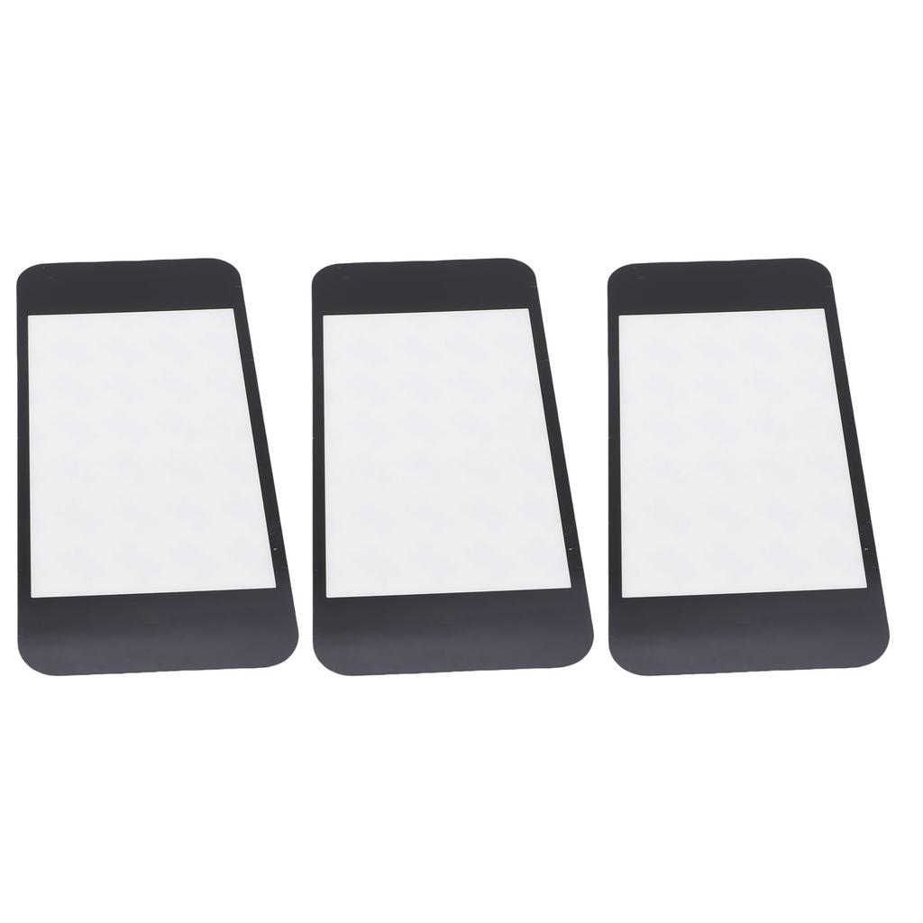 3PCS Lentille d'Écran Supérieur pour New 2DS XL Résine Console de Jeu Couvercle de Remplacement de Lentille d'Écran Supérieur avec Adhésif