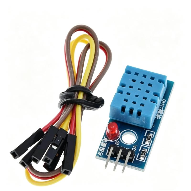 Dht11 High Accuracy Temperature Humidity Sensor Module With Jumper Wires Perfect For Diy Electronic Project