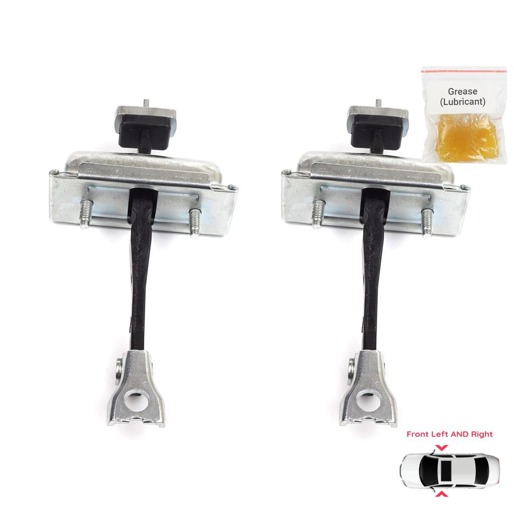 EDP1246-1 2 Pieces Front Left AND Right Door Catch Hinge Brake Stop Check Strap Limiter for Vauxhall Opel Adam M13 2012-2019 13412690 