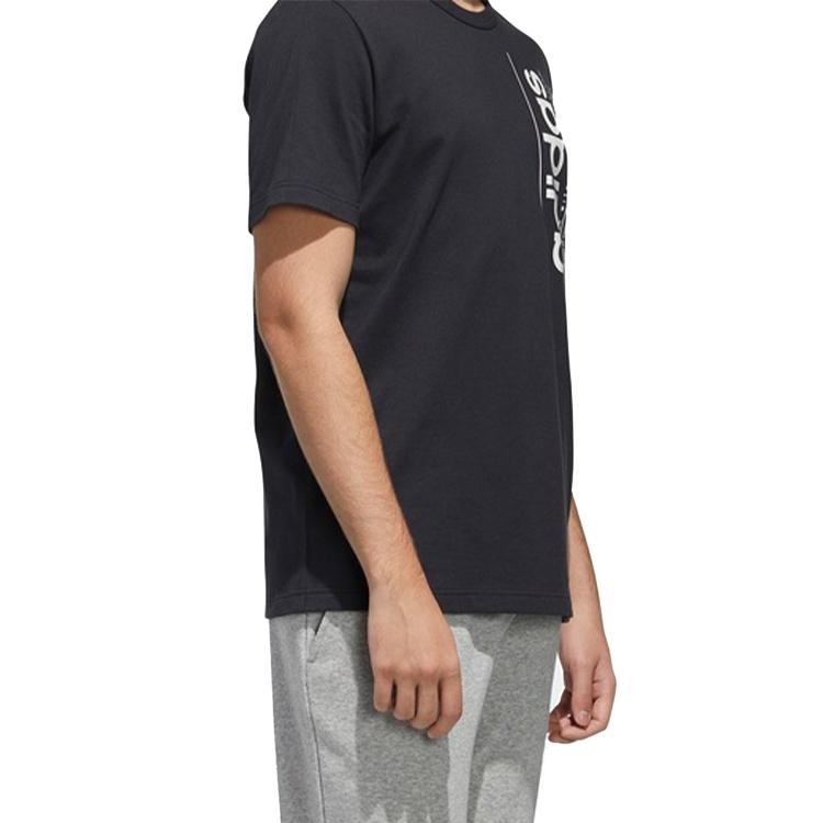 Adidas Originals Trefoil Crew Neck T-Shirt Men Tops Black FM6017