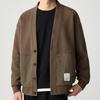 Spring New Men's Simple Loose V-neck Sweater Cardigan Jacket