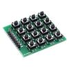 Langlebigkeit 16-Tasten 8-Pin-Matrix-Tastaturplatine Kompatibel für Raspberry-Systeme Externe Erweiterung Präzise Eingabe