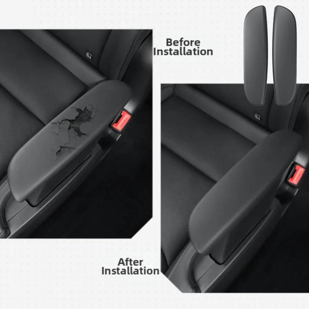 WDN3 Car Handrail Protective Gloves For Tesla Model YL 2025+ Second Row Armrest Protective Cover Interior Mouldings Car Accessories