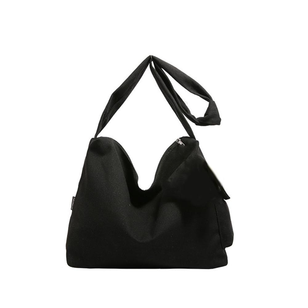 Japanese Style Casual Shoulder Bag Large Capacity Student Crossbody Bag Canvas Tote Bags  Students