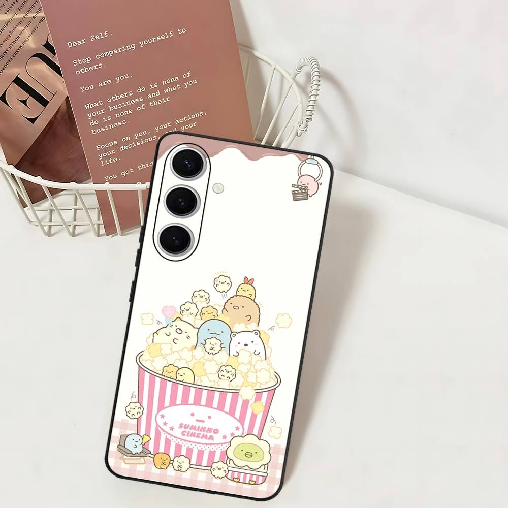 Anime S-Sumikko Gurashi Phone Case For Samsung S 24 Fe 25 Ultra Plus 20 Lite 21 30 22 23 24 22 Ultra 5G Fundas