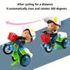 Robot Toys for Kids Spinning Stunt Car Toys Dancing Electric Trike Kids Motorcycle Cartoon Toy Interactive Toy with Music Light