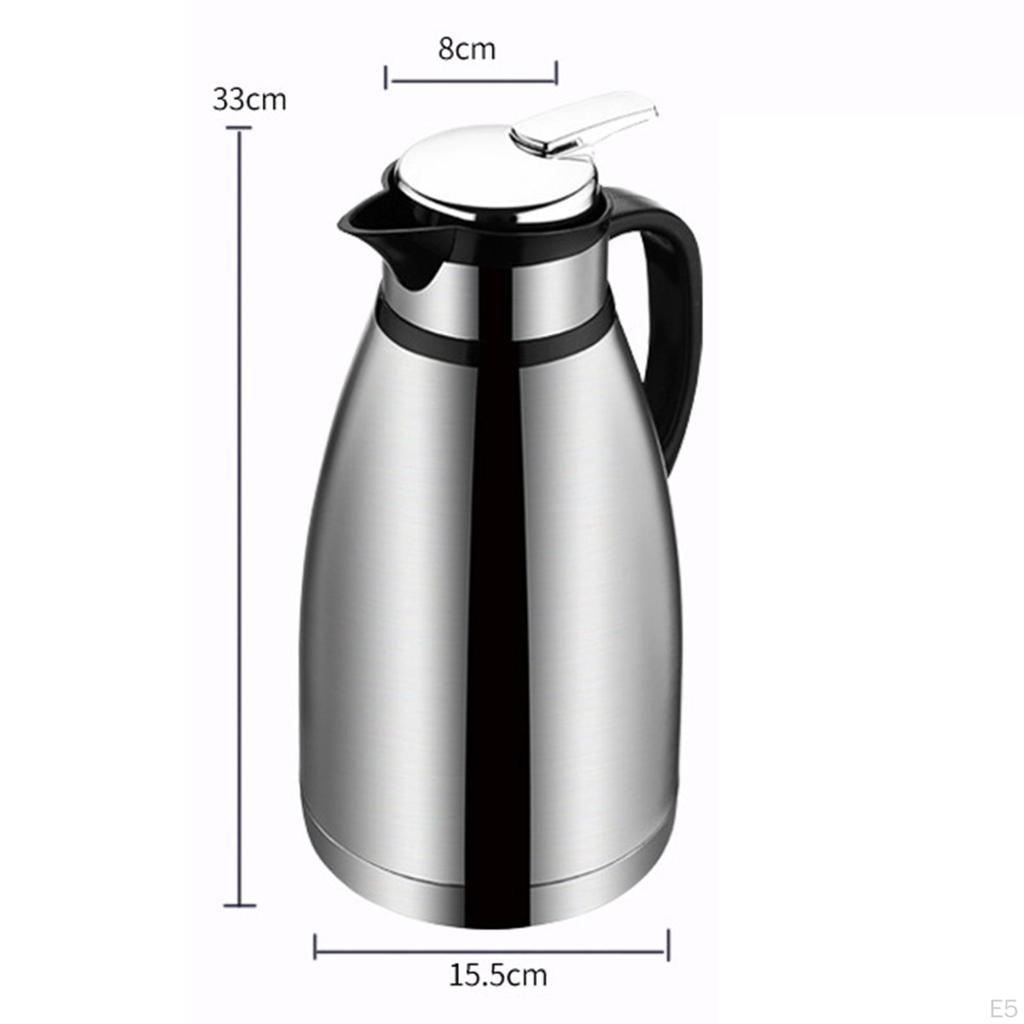 Insulated Coffee Carafe, Double 2, Insulated, Durable, for Meetings