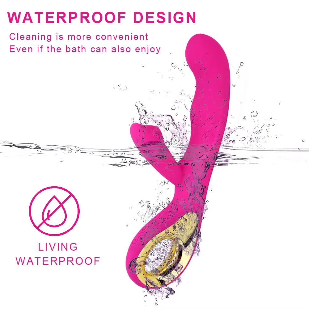 Powerful Dual Vibrator Dildo Wand for Women 10 Modes Orgasm Clitoris Stimulator G Spot Anal Vagina Massager Adult Sex Toys 18+