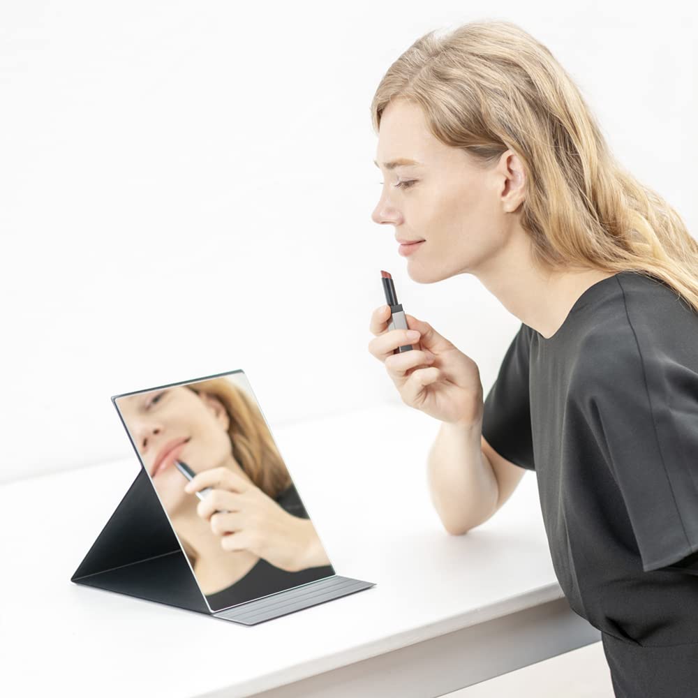 HORIUCHI a favorite among beauty Makeup White Day Gift MIRROR, professionals, Large, Black, Mirror,