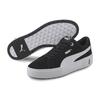 (WMNS) PUMA Smash Platform V2 Suede 'Black White' Women's 373037-04
