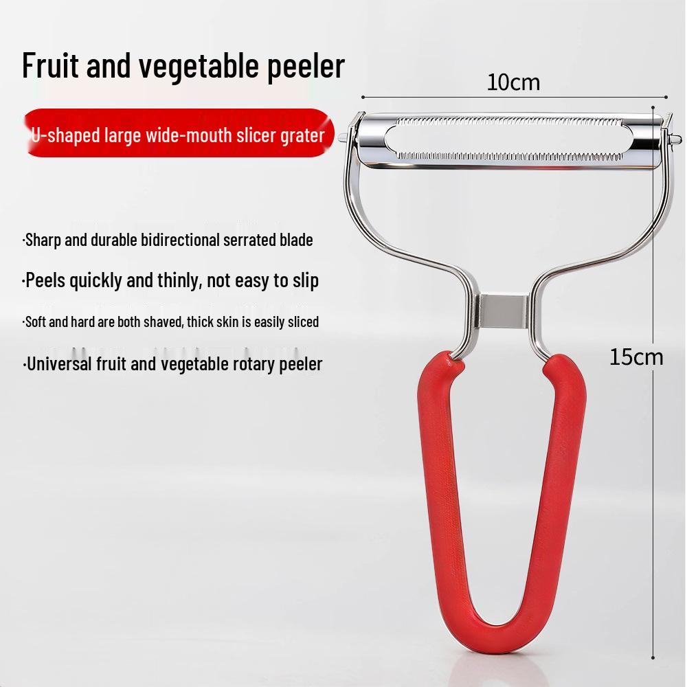 Multi-Use Fruit & Vegetable Peeler for Potatoes, Apples, and Melons
