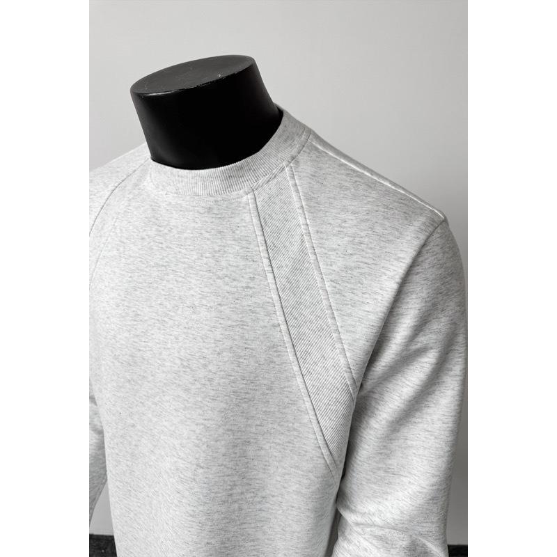 Men's Autumn Retro Heavyweight Patchwork Long-Sleeve Hoodie
