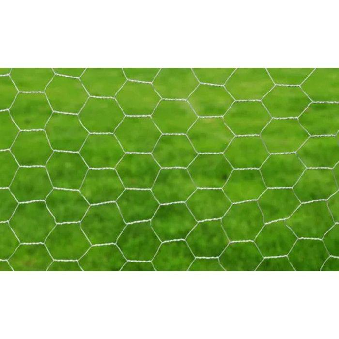 VidaXL Grillage Acier Galvanisé 25x0,75 m Épaisseur 0,5 mm Clôture de Jardin 140420