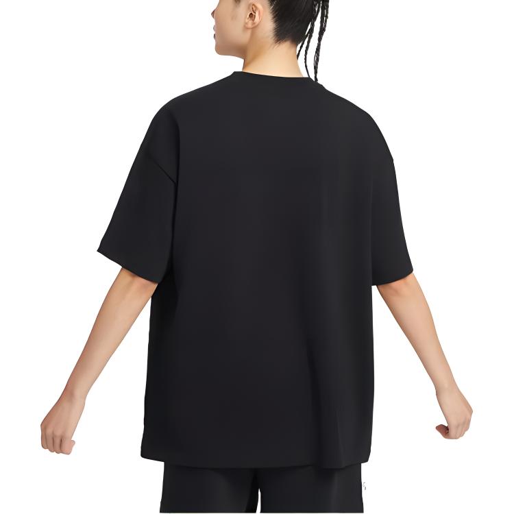 New Nike Sportswear Essential Women's Oversized Short-Sleeve T-Shirt Black DX7911-010