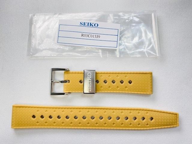 R03C013J9 SEIKO Prospex 19mm Genuine Silicone Band Brown for Via SBDX041/8L35-01D0 (Ships Nekoposu)
