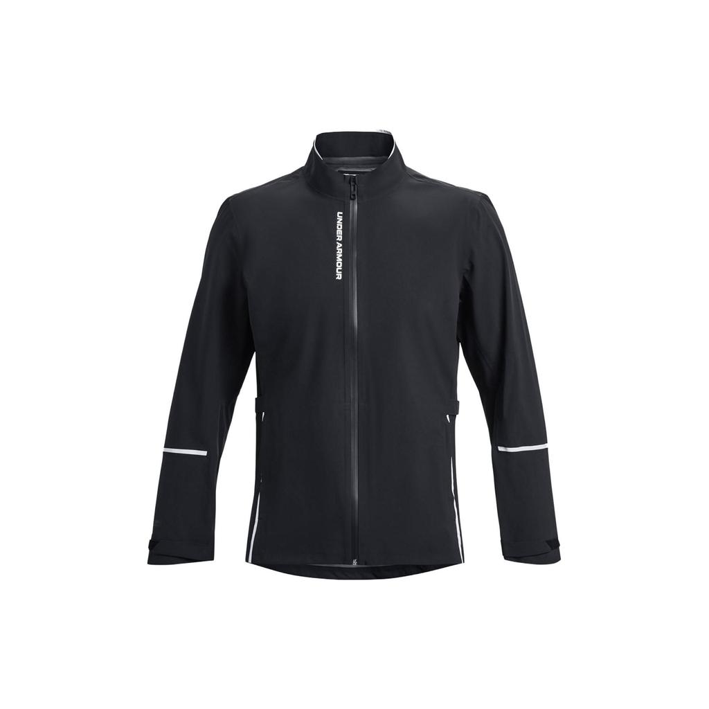 Under Armour Letter Print Stand Collar Casual Jacket Men Jackets Black 1378885-001