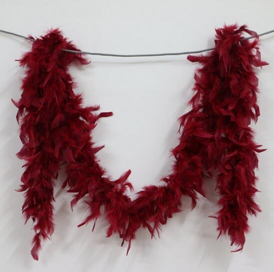 DIY 2 yards\lot Clothing Accessories Turkey Feather Multi Color Strip Fluffy Boa Happy Birthday Party Wedding Decorations Supplies