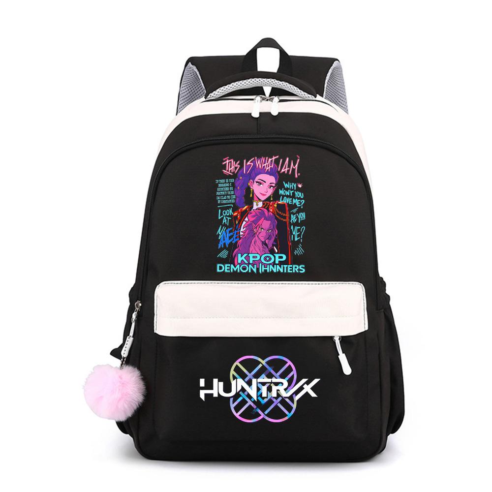 Niedlicher Anime K-Pop bedruckter Rucksack mit großer Kapazität für Teenager, Studentin, Student, Schulranzen, Büchertasche, Kindergeschenk, Damen, wasserdichte Reisetasche, Mochila