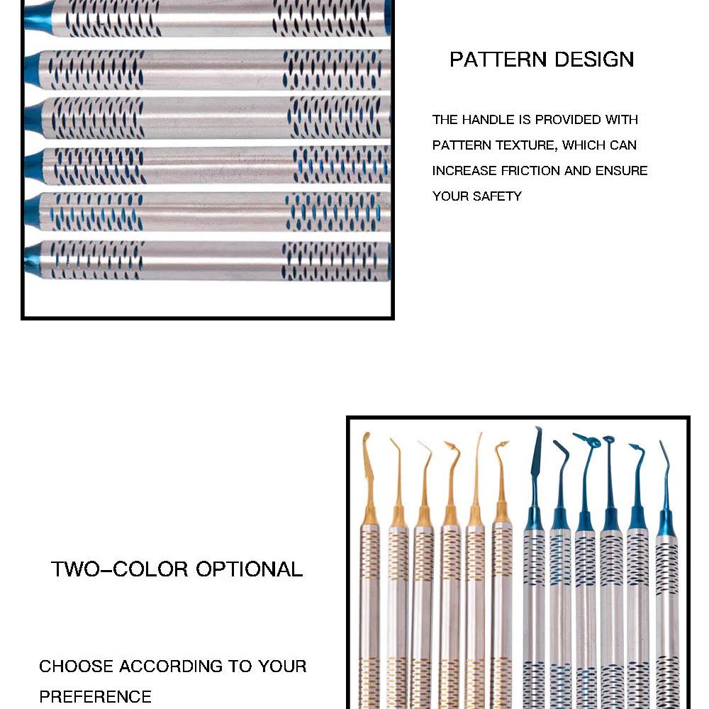 6 в 1 стоматологический инструмент шпатель для заполнения композитной смолой наполнитель — фото 9