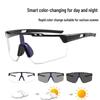 Lunettes de soleil photochromiques coupe-vent pour cyclisme 2025 Double usage pour hommes et femmes - Protection anti-UV jour et nuit