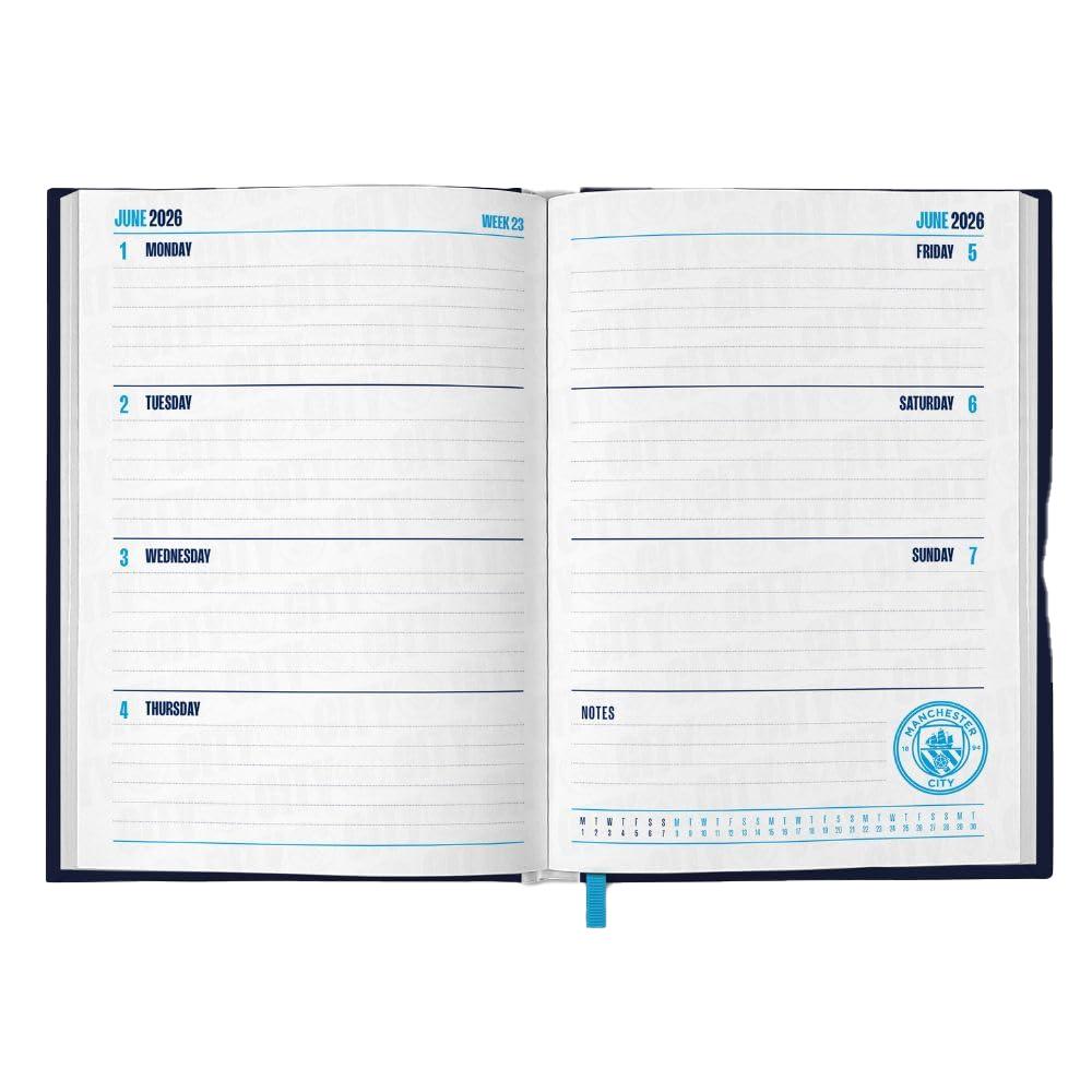 Manchester City FC 2026 A5 Diary