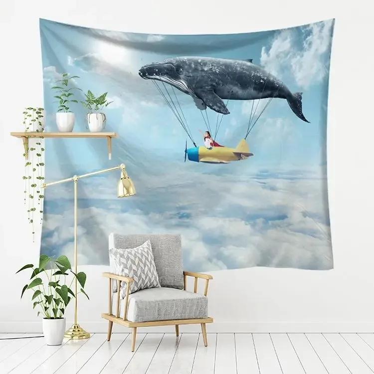 Гобелен с рисунком морского кита — фото 17