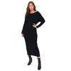 Be You Womens/Ladies Midi Ribbed Off Shoulder Sweater Dress