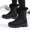 TUINANLE Thickened Snow Boots Antiskid Casual Winter Cotton Shoes Plush Warm Women's Short Boots Outdoor Work Shoes
