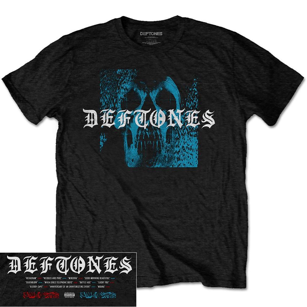 Deftones Static Skull Shirt S-XXL Tshirt Official Rock Metal Band T-Shirt XXL