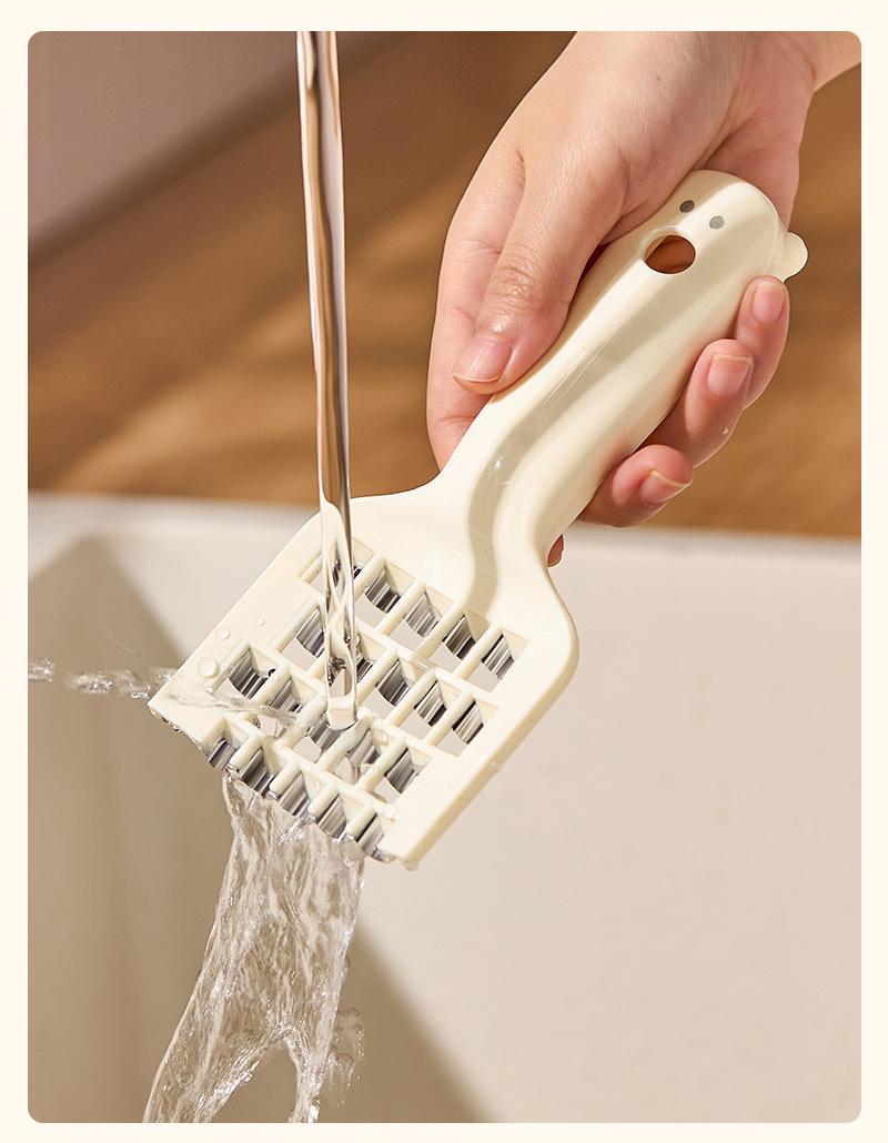 

Multifunctional Vegetable Cutter & Shredder Cute Cabbage Shape Grater one size белый