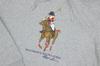 Polo Ralph Lauren Polo Bear Print Pullover Sweatshirt Size Gray Men's Hoodie, L, (Product Number 01020132)