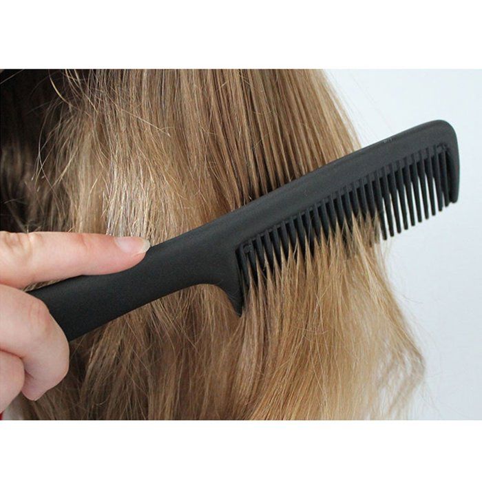 Volume-creating Hair Comb - Black - 22.5 Cm X 4.5 Cm X 2 Cm - ASTUCEO