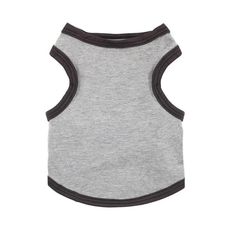 Striped & Printed Dog Tank Tops, Breathable Cotton Pet Sleeveless Shirts for Small Dogs Cats