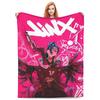 Arcane League Jinx Graphs Blanket Quality Super Warm Throw Blanket Winter Camping Home Decor Print Bedspread