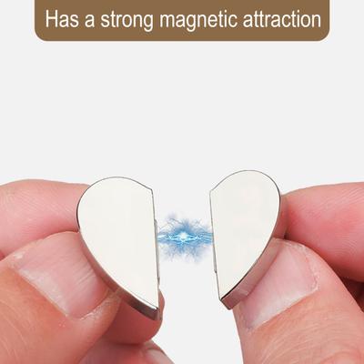 2/4/12/20 Stück Liebesherz Vorhang Magnetverschluss Lichtundurchlässig Magnetischer Vorhanghalter Schwerlastlegierung Dünner Vorhang Beschwerungsmagnet Halter