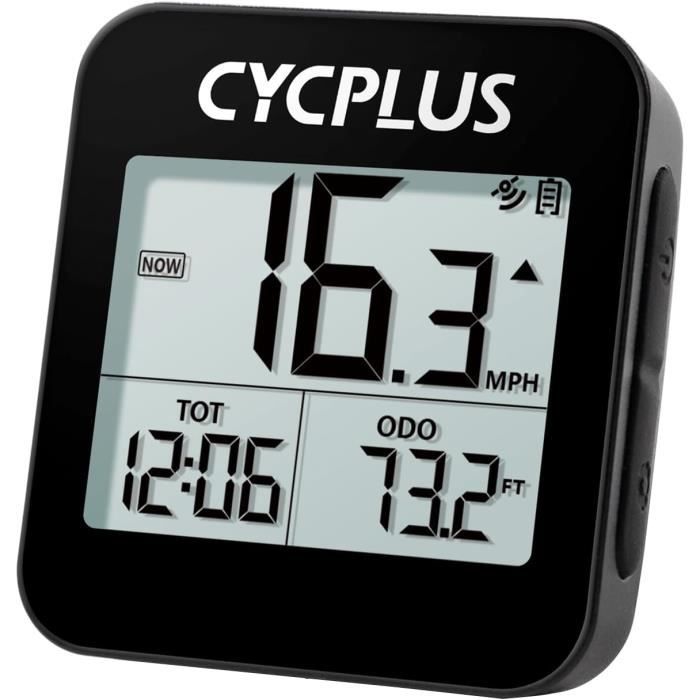 Compteur De Vélo GPS - CYCPLUS - G1 - Étanche IPX6 - Vitesse, Distance, Temps