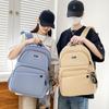 College student backpack Korean version of casual Oxford cloth junior high school student schoolbag large capacity outdoor travel backpack