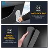 Suede Leather Door Anti-Kick Sticker For Tesla Model Y Juniper Launch 2025-UP Protector Cover Car Interior Decora Accessories