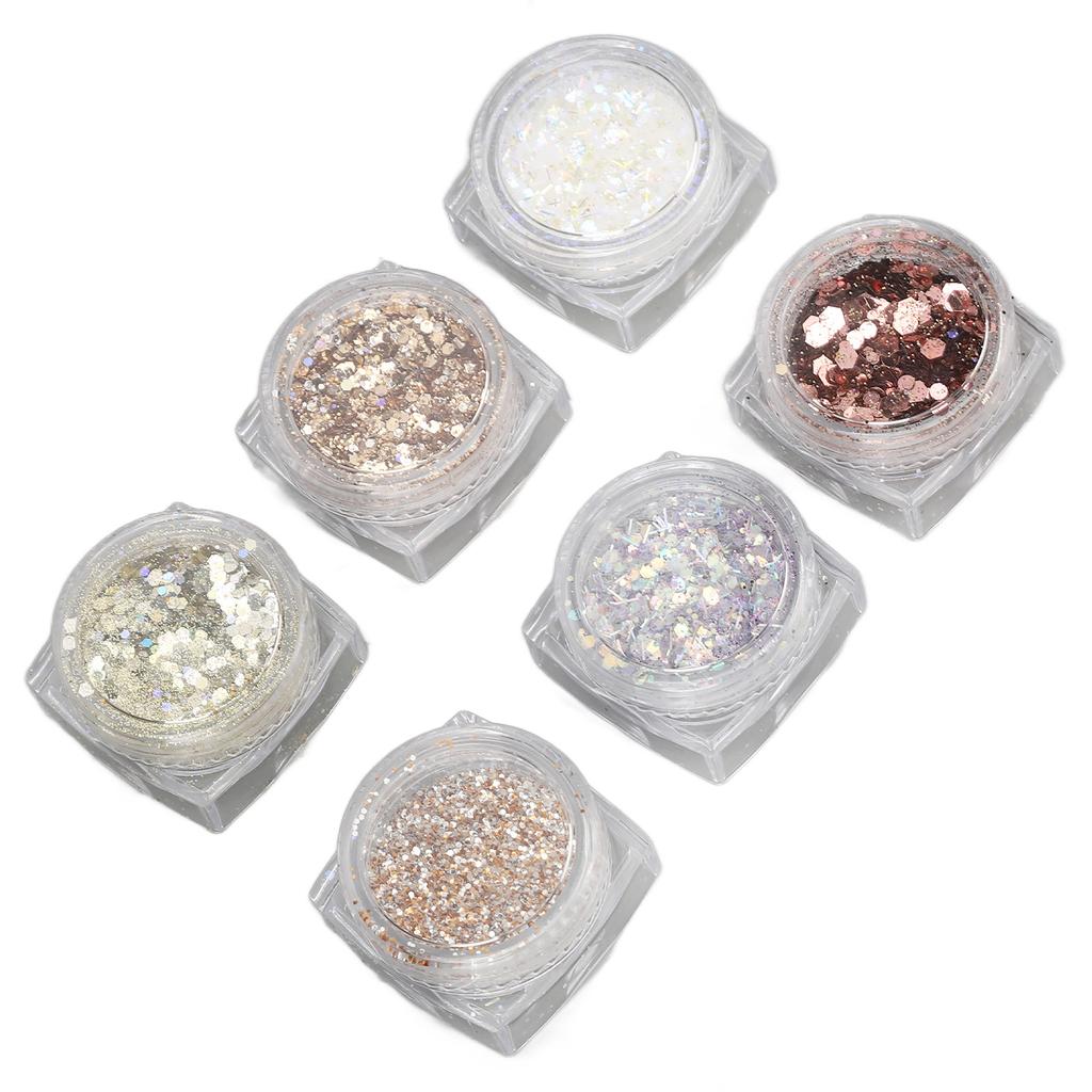 Nail Shell Stone Powder Sequins DIY Decoration Mixed Colors Ultra Thin Manicure Shell Stone