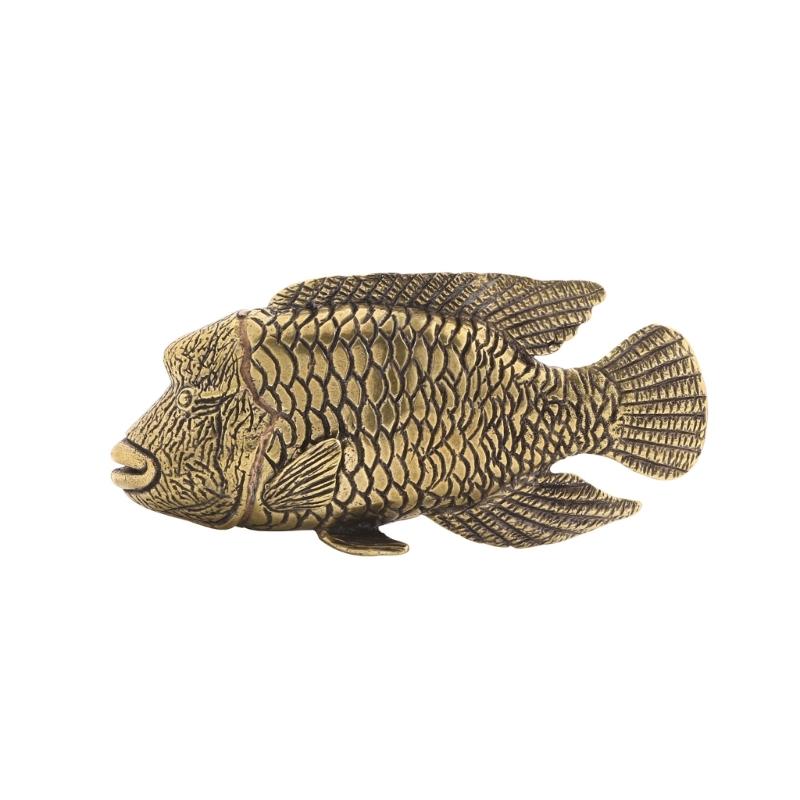 Animal Statue Figurine Retro Wrasses Statue Figurines Sculpture Tabletop Centerpieces Home Decors Collectibles Figurine