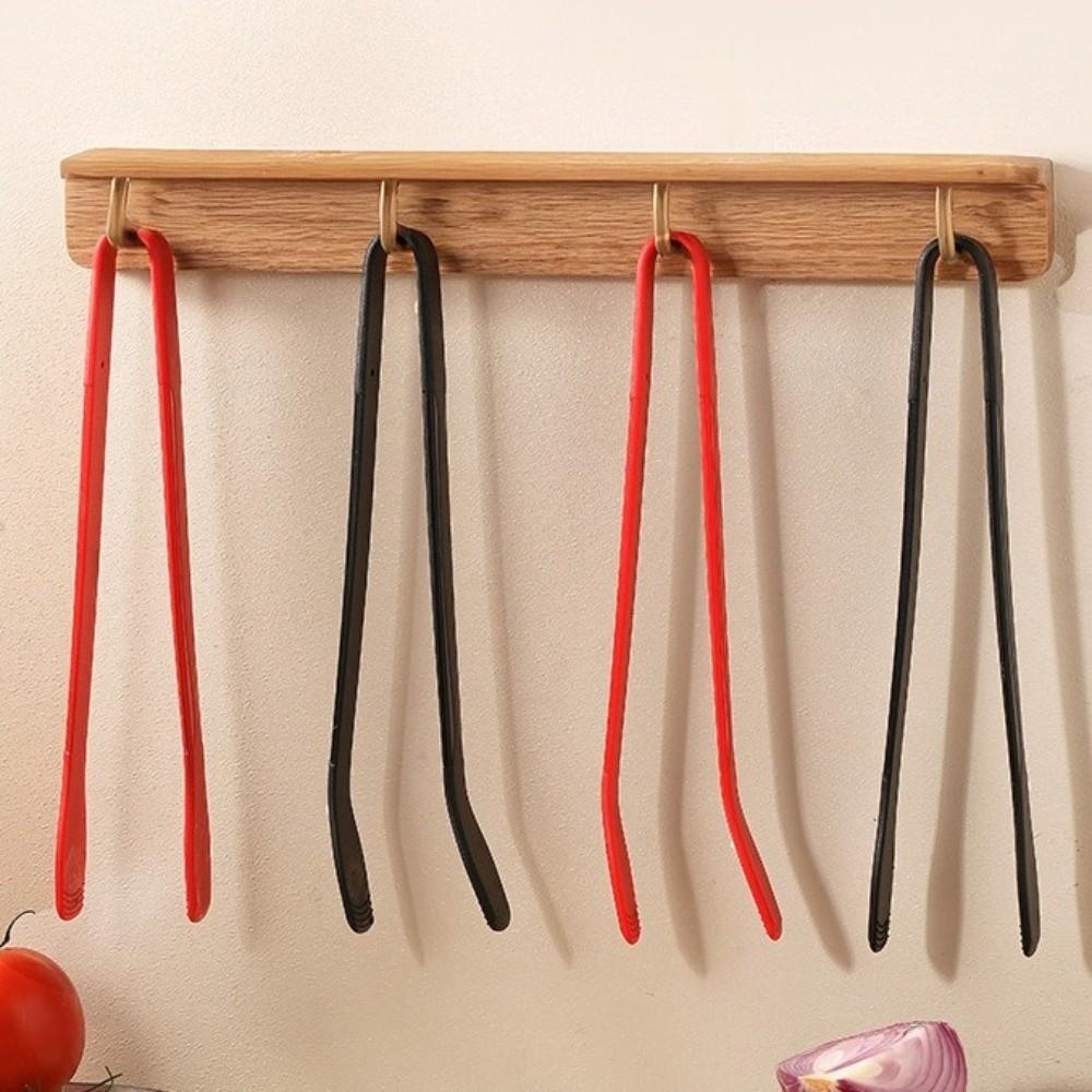 Anti-Slip Steak Tongs Heat Resistant Salad Tongs Meat Turner Kitchen Food Clip BBQ Grilling