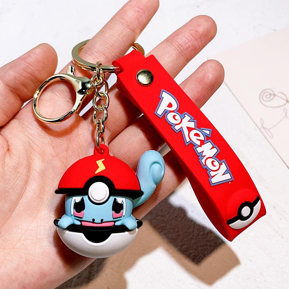 85 Styles Pokémon Pocket Monster Keychain Bag Decor Pikachu Desk Ornaments Car Key Chain Accessories Small Gift Between Friends